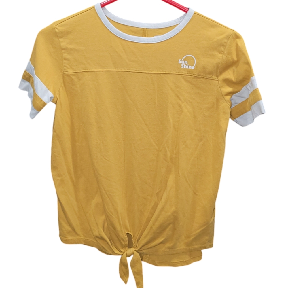 Old Navy short sleeve graphic tie in front tee Size L (10-12)